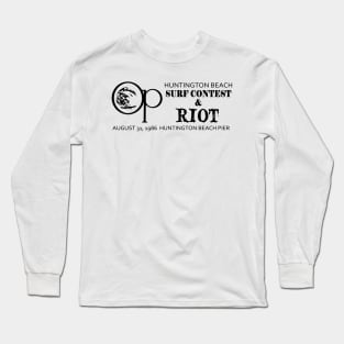 OP Surf Contest and Riots Long Sleeve T-Shirt